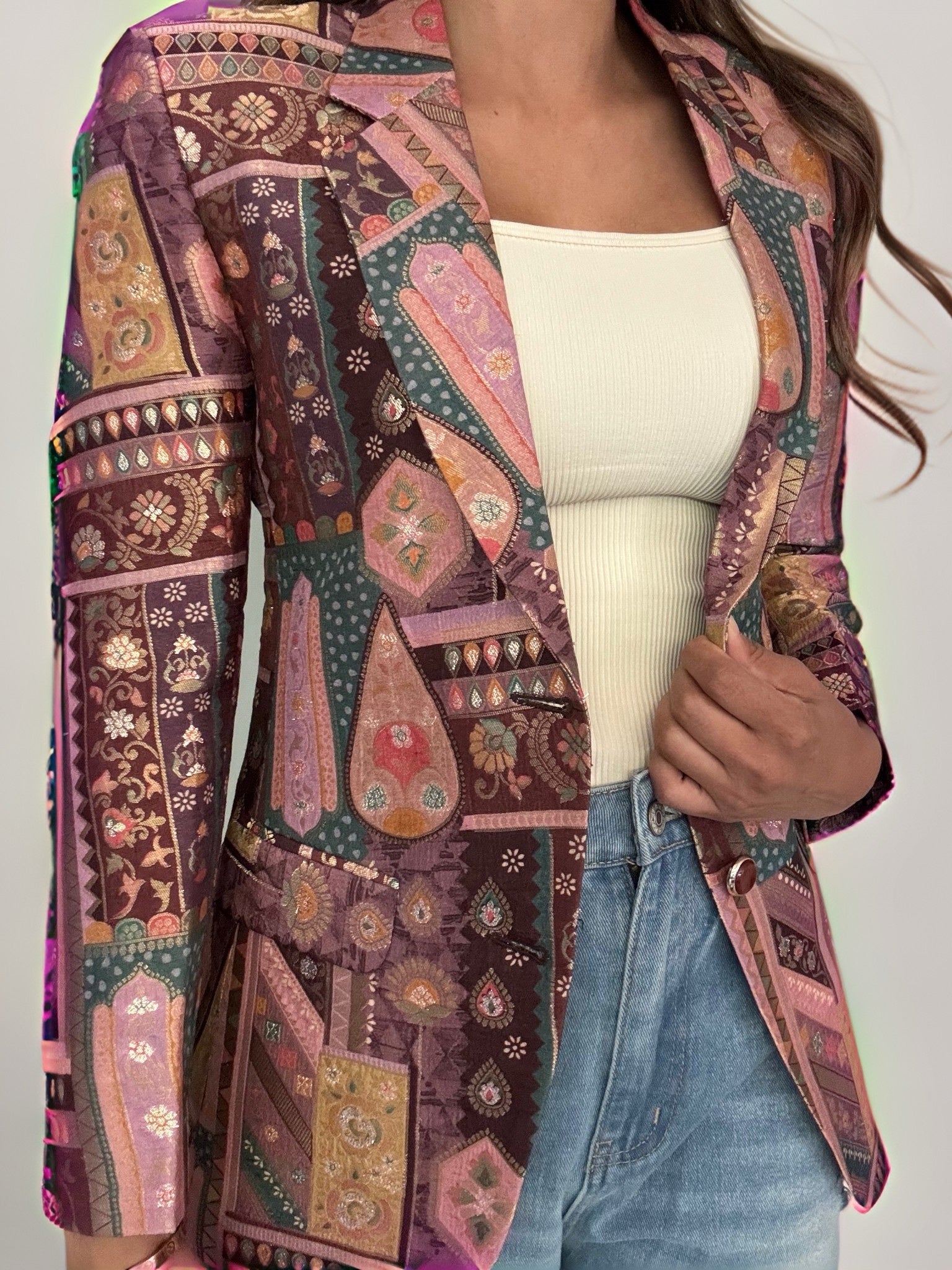 Tweed Knit Short Jacket – St. John Knits